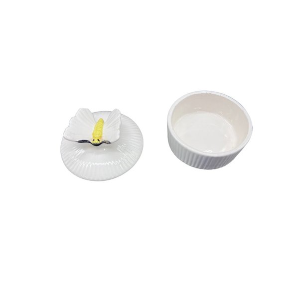 Fitz and Floyd vintage butterfly trinket box - Picture 6 of 15